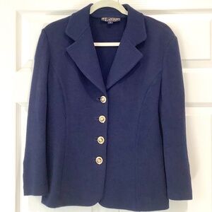 St. John Knit Navy Blazer